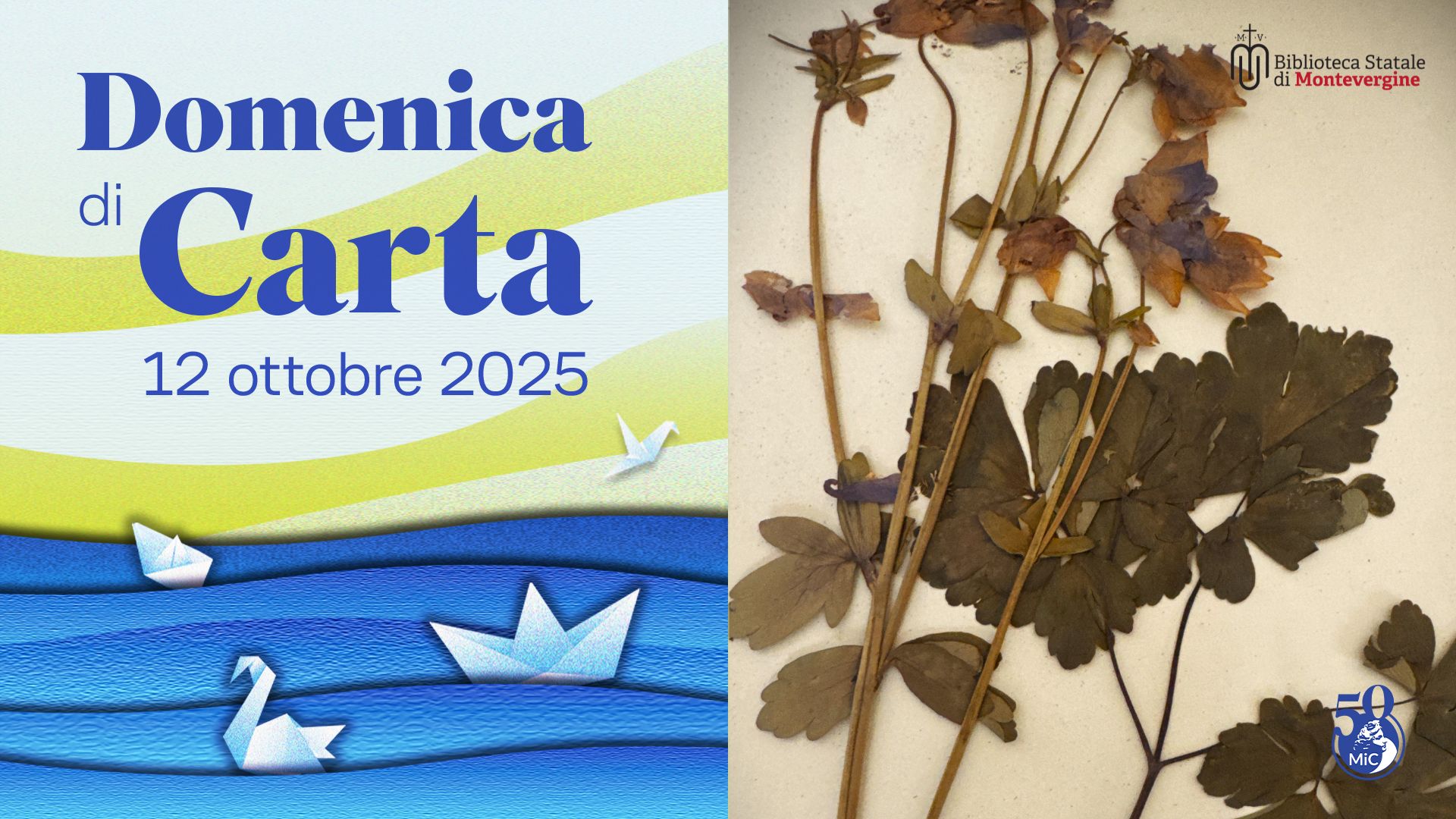 Biblioteca di Montevergine: Domenica di carta 2025